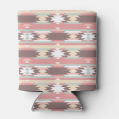 Geometrisch patroon in aztec-stijl 2 blikjeskoeler (Achterkant)