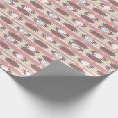 Geometrisch patroon in aztec-stijl 2 cadeaupapier (Hoek)