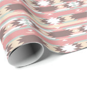 Geometrisch patroon in aztec-stijl 2 cadeaupapier (Rol Hoek)