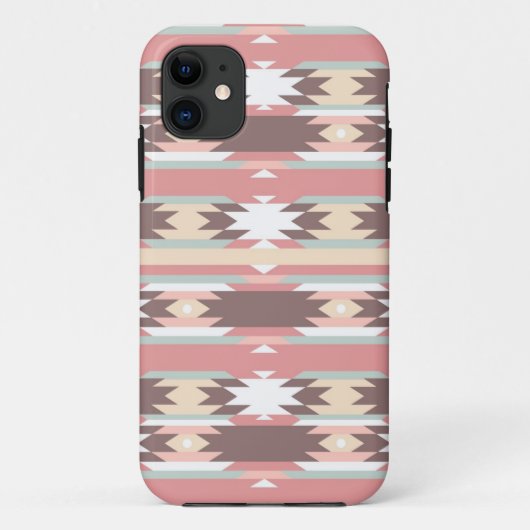 Geometrisch patroon in aztec-stijl 2 Case-Mate iPhone case (Achterkant)