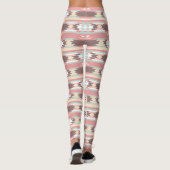 Geometrisch patroon in aztec-stijl 2 leggings (Achterkant)