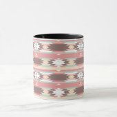 Geometrisch patroon in aztec-stijl 2 mok (Midden)
