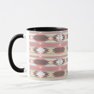 Geometrisch patroon in aztec-stijl 2 mok