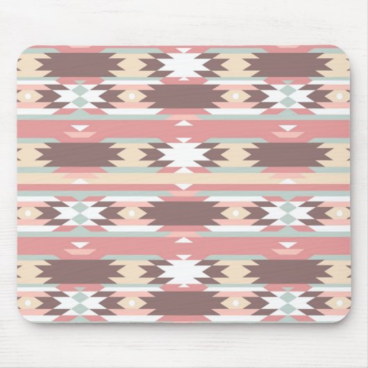 Geometrisch patroon in aztec-stijl 2 muismat (Voorkant)