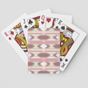 Geometrisch patroon in aztec-stijl 2 speelkaarten