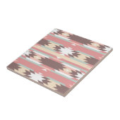 Geometrisch patroon in aztec-stijl 2 tegeltje (Zijkant)