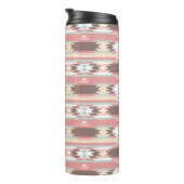 Geometrisch patroon in aztec-stijl 2 thermosbeker (Geroteerd rechts)