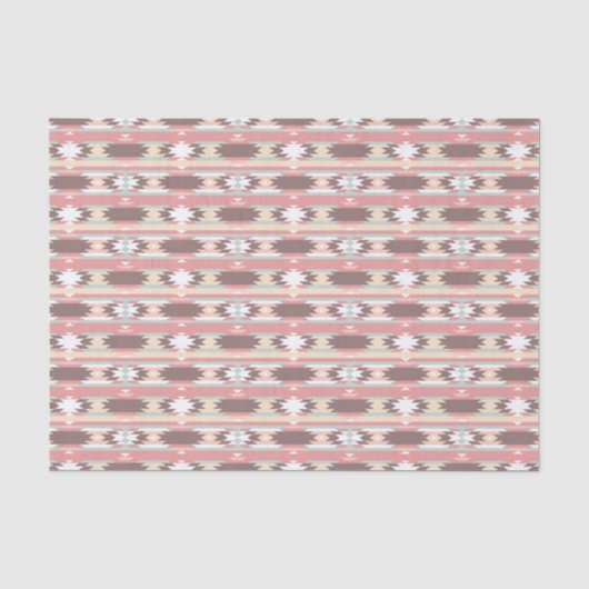 Geometrisch patroon in aztec-stijl 2 tissuepapier (Voorkant)