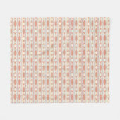 Geometrisch patroon in aztec-stijl 3 fleece deken (Voorkant (Horizontaal))