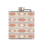 Geometrisch patroon in aztec-stijl 3 heupfles (Achterkant)