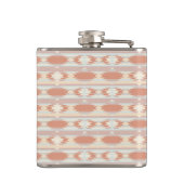 Geometrisch patroon in aztec-stijl 3 heupfles (Achterkant)