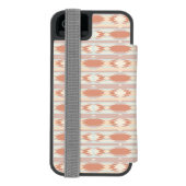 Geometrisch patroon in aztec-stijl 3 incipio iPhone portemonnee hoesje (Agenda Achterkant)