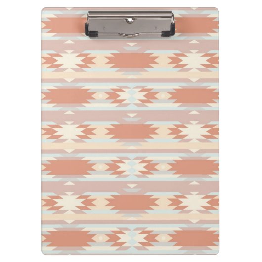 Geometrisch patroon in aztec-stijl 3 klembord (Voorkant)