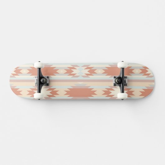 Geometrisch patroon in aztec-stijl 3 skateboard (Horizontaal)