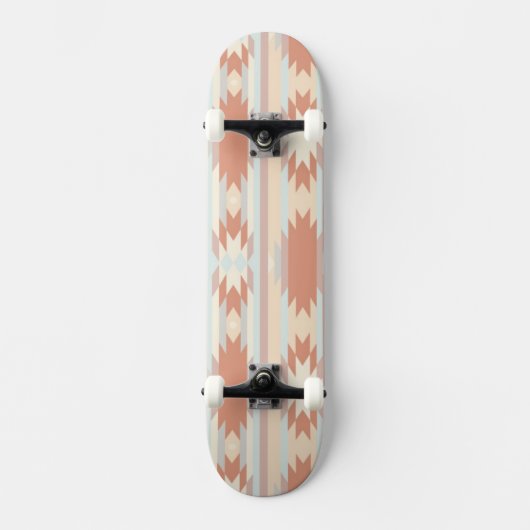 Geometrisch patroon in aztec-stijl 3 skateboard (Voorkant)