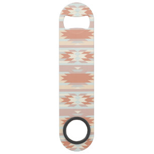Geometrisch patroon in aztec-stijl 3 speed flessenopener