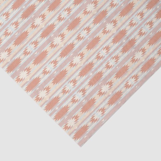 Geometrisch patroon in aztec-stijl 3 tissuepapier (Detail)