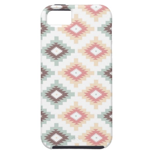 Geometrisch patroon in aztec-stijl Case-Mate iPhone case (Achterkant)