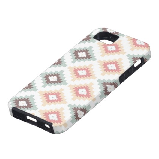 Geometrisch patroon in aztec-stijl Case-Mate iPhone case (Onderkant)