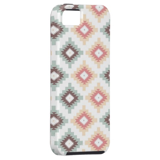 Geometrisch patroon in aztec-stijl Case-Mate iPhone case (Back/Rechts)