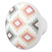 Geometrisch patroon in aztec-stijl keramische knop (Rechts)