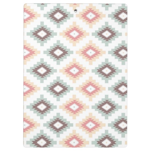 Geometrisch patroon in aztec-stijl klembord (Achterkant)