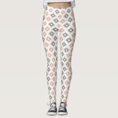 Geometrisch patroon in aztec-stijl leggings (Voorkant)