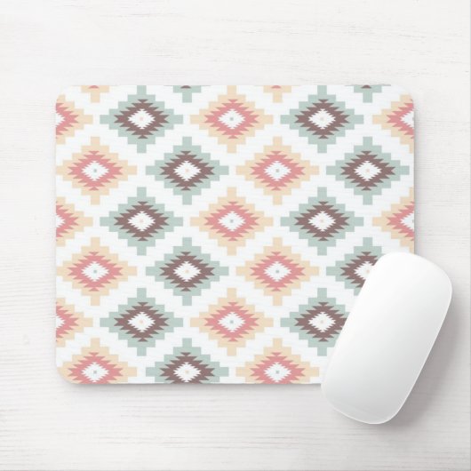 Geometrisch patroon in aztec-stijl muismat (Met muis)