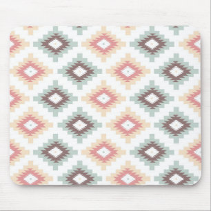 Geometrisch patroon in aztec-stijl muismat
