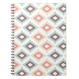 Geometrisch patroon in aztec-stijl notitieboek