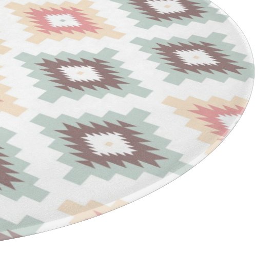Geometrisch patroon in aztec-stijl snijplank (Hoek)
