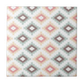 Geometrisch patroon in aztec-stijl tegeltje (Voorkant)