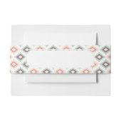 Geometrisch patroon in aztec-stijl uitnodigingen wikkel (Voorkant Voorbeeld)