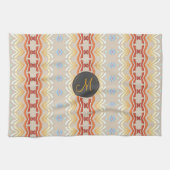 Geometrisch patroon in de etnische bohemen. theedoek (Horizontaal)