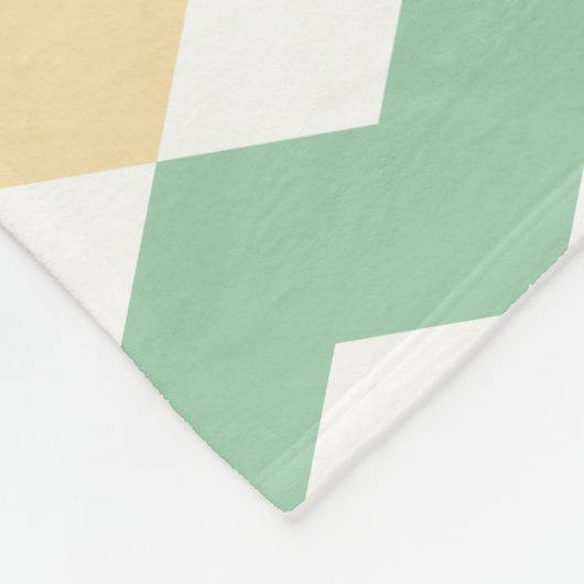 Geometrisch patroon in  fleece deken (Hoek)