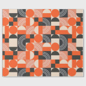 Geometrisch patroon in heldere kleurblokken. cadeaupapier (Vlak)