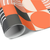 Geometrisch patroon in heldere kleurblokken. cadeaupapier (Rol Hoek)