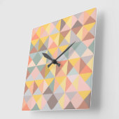 Geometrisch patroon in Herfst- en najaaraartafels Vierkante Klok (Hoek)