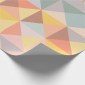 Geometrisch patroon in Herfst- en uraniumtoononen Cadeaupapier (Hoek)