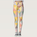Geometrisch patroon in Herfst- en uraniumtoononen Leggings<br><div class="desc">Stap uit in stijl met dit Geometrische Patroon in de Leggings van de Tonen van de Herfst en van de Aarde van de Autumn.</div>
