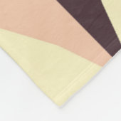 Geometrisch patroon in retro stijl fleece deken (Hoek)