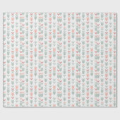 Geometrisch patroon in retrostijl cadeaupapier (Vlak)