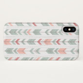 Geometrisch patroon in retrostijl Case-Mate iPhone case (Achterkant (horizontaal))