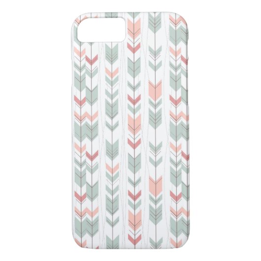 Geometrisch patroon in retrostijl Case-Mate iPhone case (Achterkant)