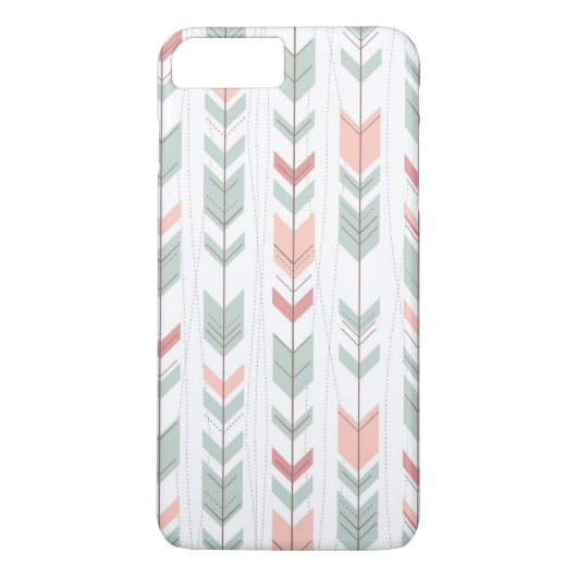 Geometrisch patroon in retrostijl Case-Mate iPhone case (Achterkant)