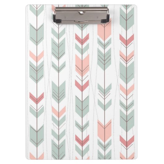 Geometrisch patroon in retrostijl klembord (Voorkant)
