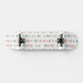 Geometrisch patroon in retrostijl persoonlijk skateboard (Horizontaal)