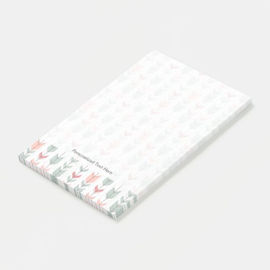 Geometrisch patroon in retrostijl post-it® notes (Schuin)