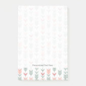 Geometrisch patroon in retrostijl post-it® notes (Voorkant)