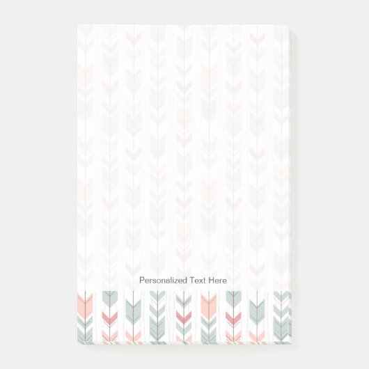 Geometrisch patroon in retrostijl post-it® notes (Voorkant)